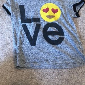 Malibu sugar love emoji shirt💋